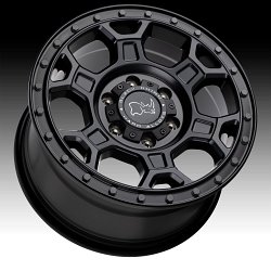 Black Rhino Midhill Matte Black Custom Truck Wheels 2